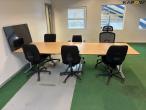 Conference table with 6 chairs and screen 3