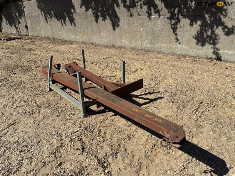 Crane arm and planer for Quick hitch 1