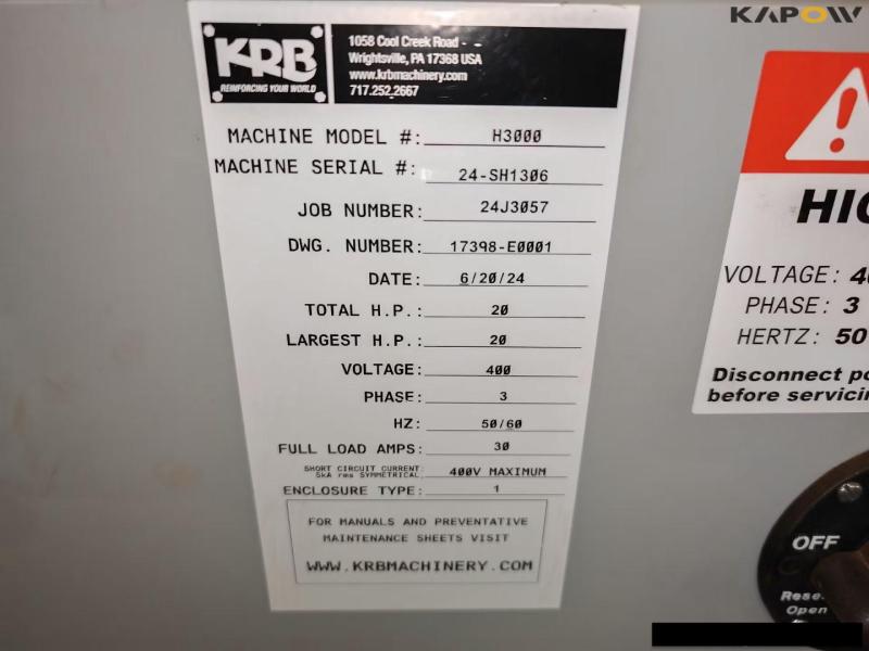 KRB H3000 industrial machine for rebar  26