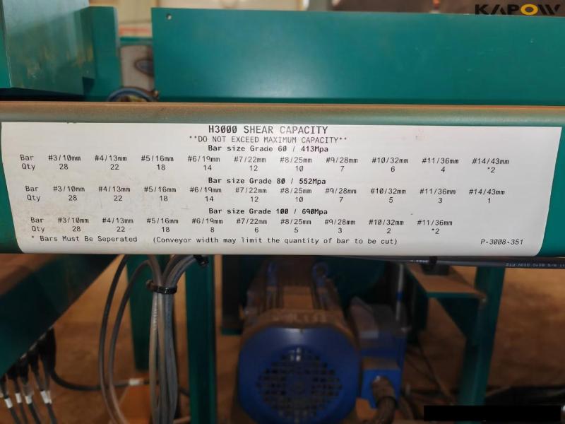 KRB H3000 industrial machine for rebar  99