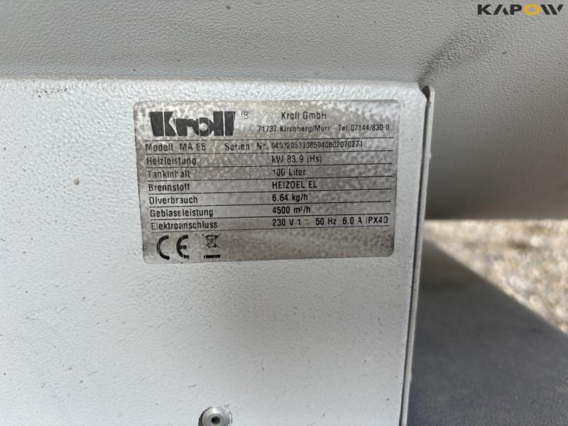 Kroll MA85 heat gun 13