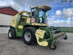 Krone Big X forager with pickup and 12 row corn header 3