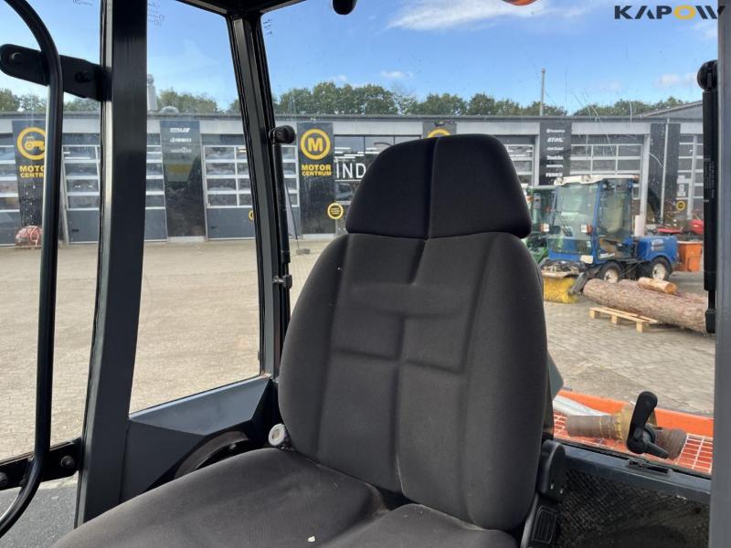 Kubota BX 2350 compact tractor with sweeper and salt spreader 25