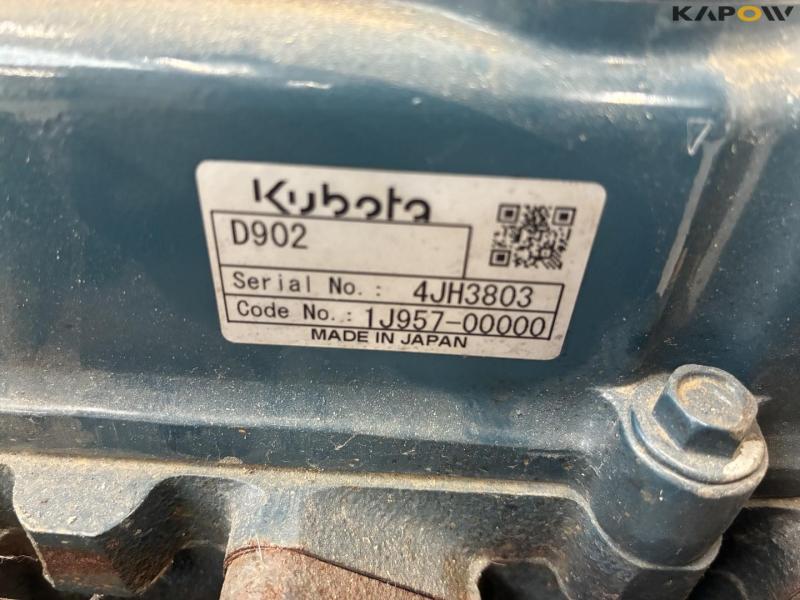 Kubota engine with cooler and exhaust 8