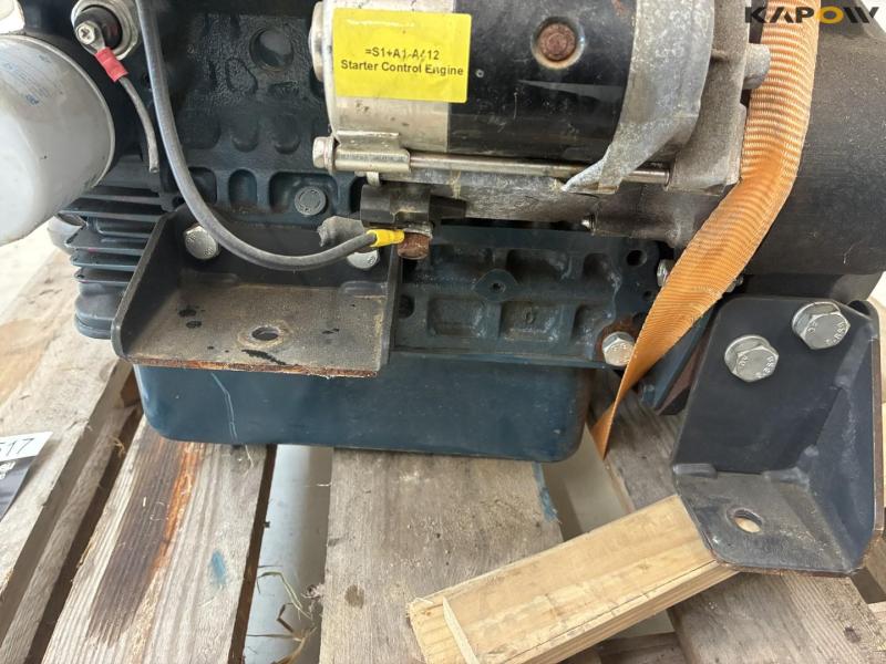 Kubota engine with cooler and exhaust 12