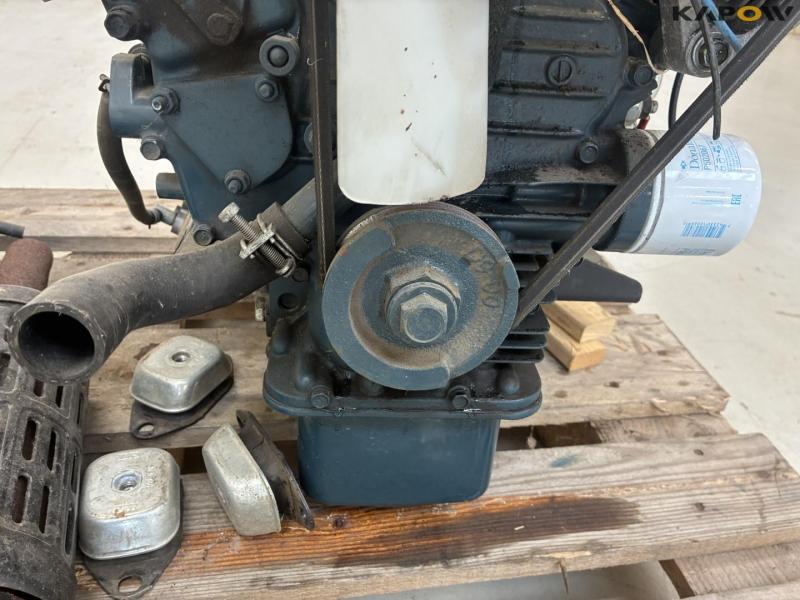 Kubota engine with cooler and exhaust 19