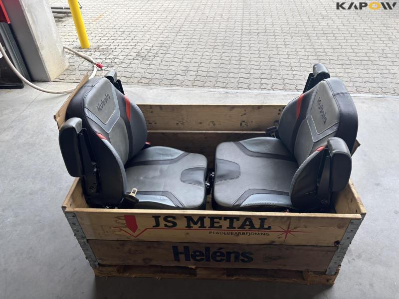 Kubota seats with armrests 2 pieces - new 8