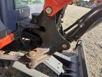 Kubota U27-4 mini excavator with grader bucket 35
