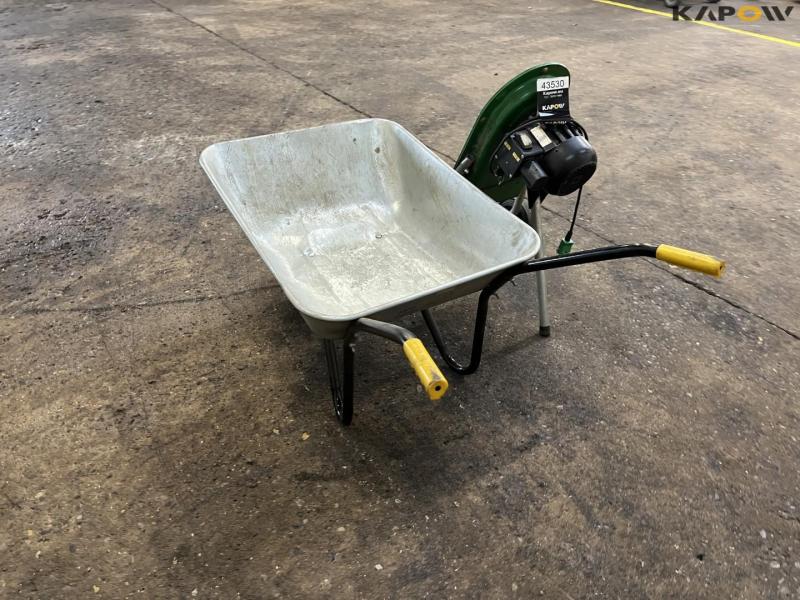 Lescha ZAK 1802 compost grinder with wheelbarrow 7