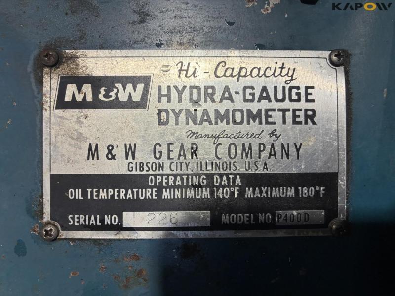 M&W P400 D Dynamometer 6