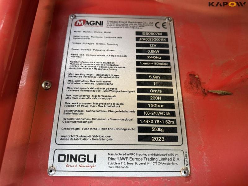 Magni ES0607M scissor lift 23