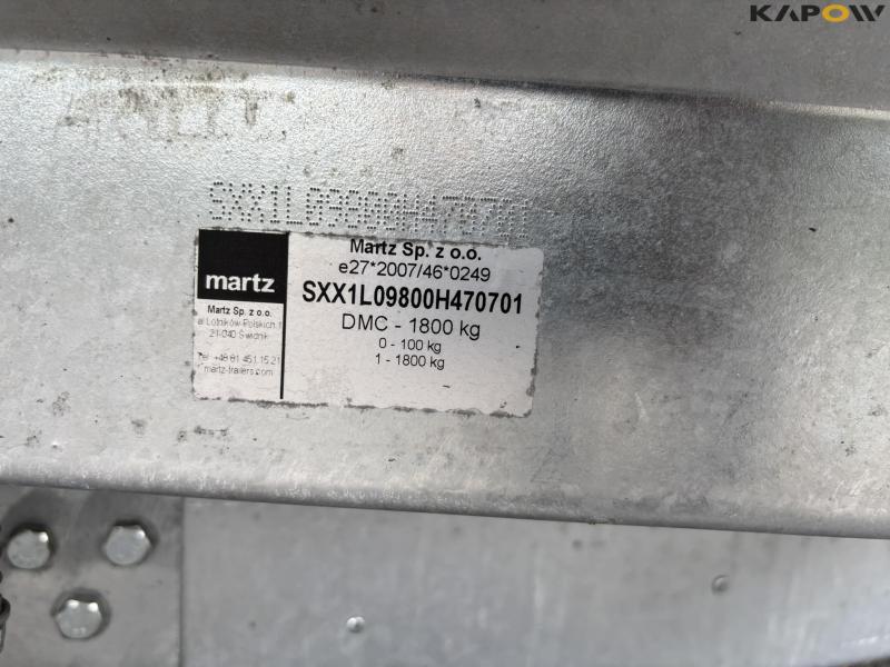 Martz bau machine trailer 1800 kg - New 18