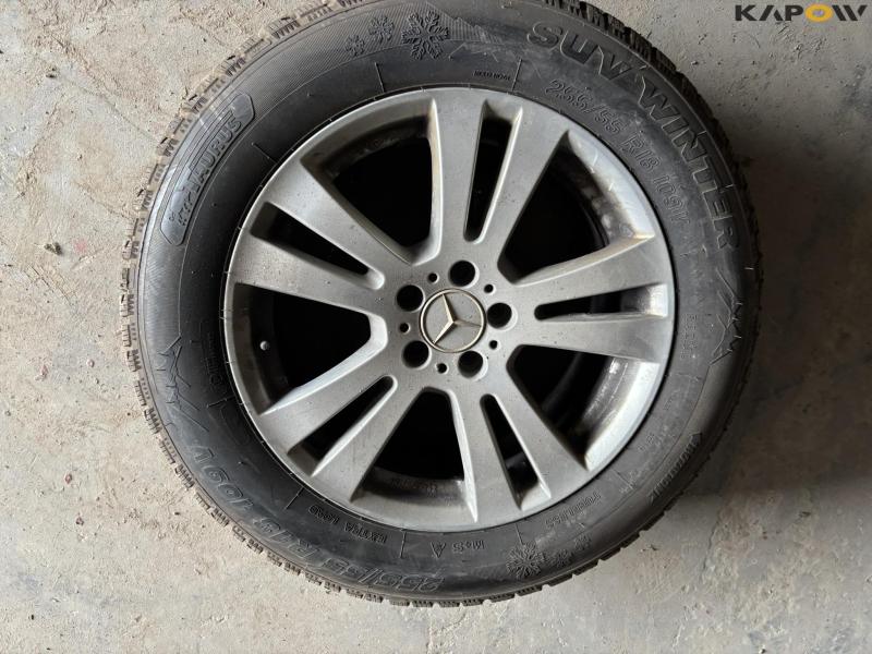Mercedes alloy wheels with winter tires 13