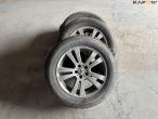 Mercedes alloy wheels with winter tires 2