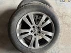 Mercedes alloy wheels with winter tires 9
