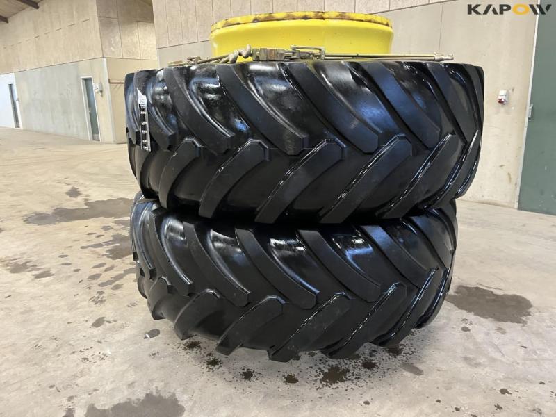 Michelin 710/75-R42 twin wheels 7