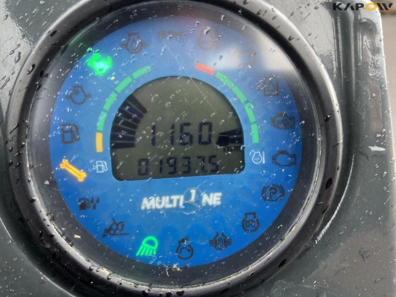 Multione 7.3S skid steer loader with bucket and pallet forks 24