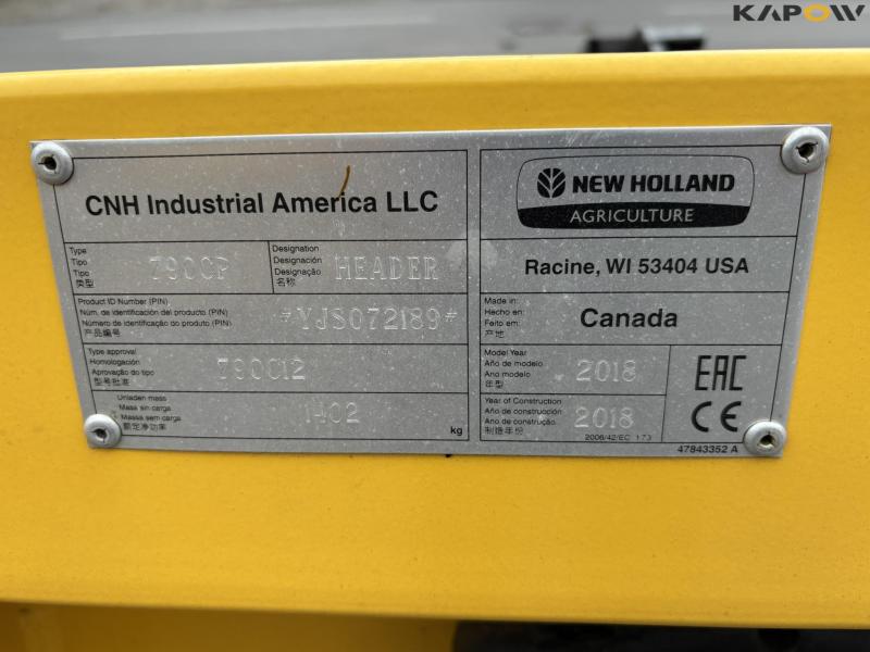 New Holland 790 CP PickUp 12 feet 21