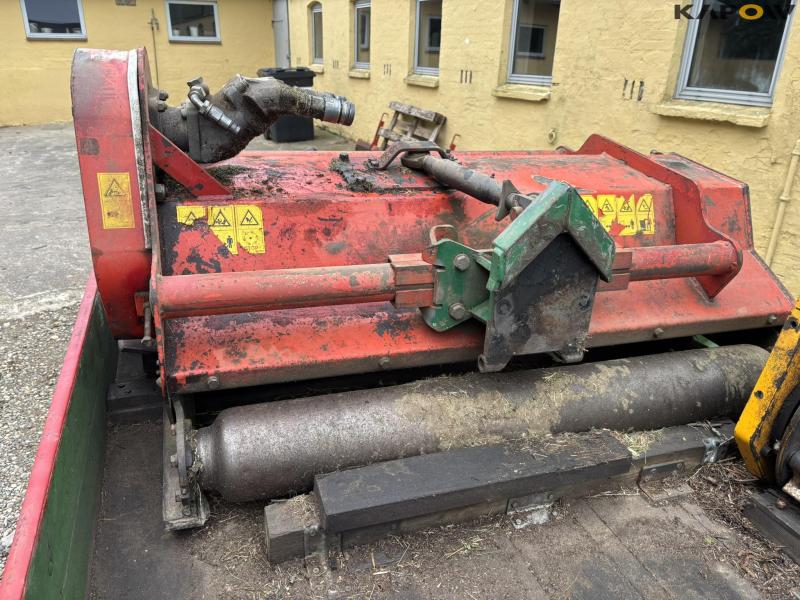 New Holland TS 115 with Bomford arm mower 89