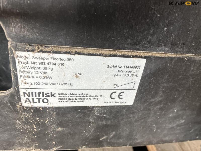 Nilfisk Floortec 350 sweeper 20