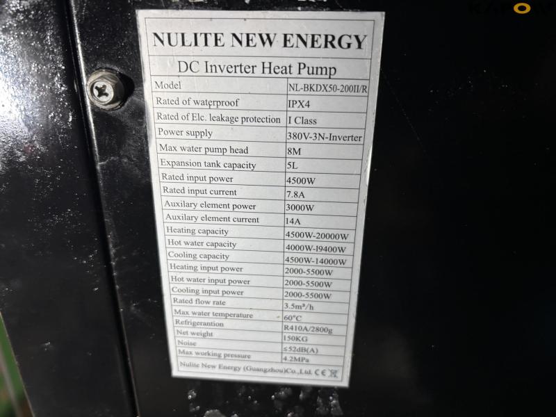 Nulite air/water heat pump 9