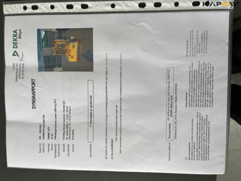 Ommelift mini 12 trailer lift 28