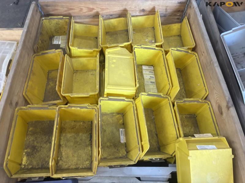 Plastic storage boxes 12