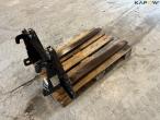 Pallet forks with giant hitch 5