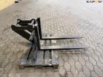 Pallet forks with Hydrema hitch 4