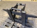 Pallet forks with Hydrema hitch 9