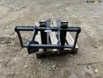 Pallet forks with Hydrema hitch 6