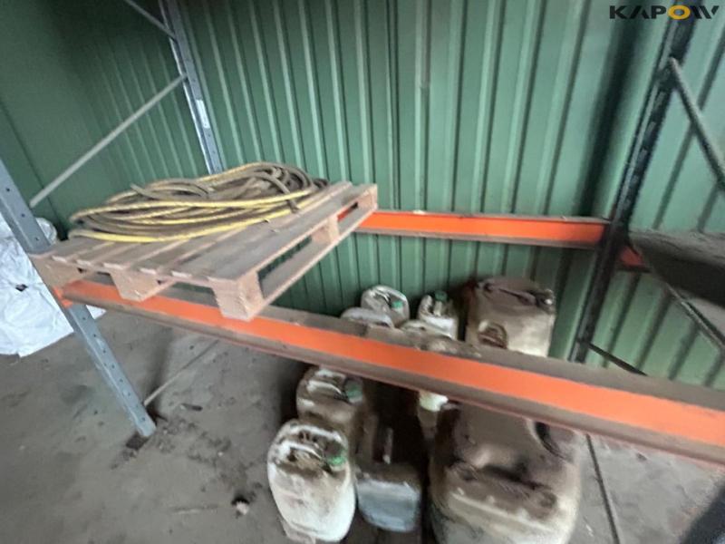 Pallet rack with contents 11