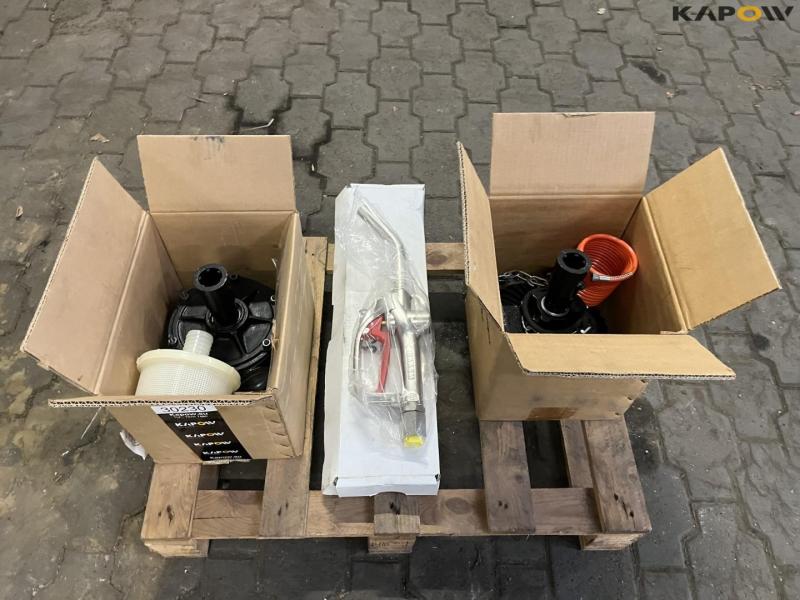 Piusi pump and compressor for 6-slot PTO 2