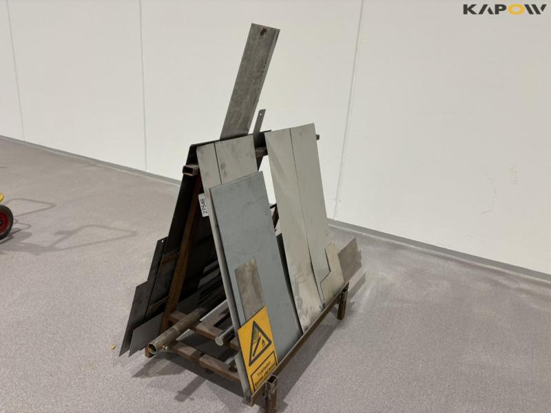 Record rack with contents 1