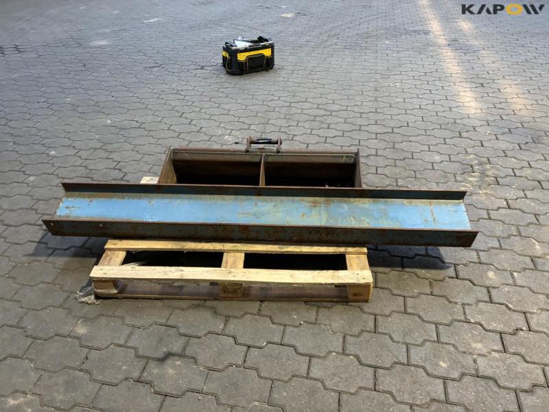 Grader beam 195 for mini excavator 3