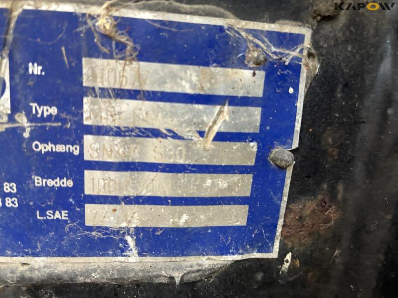 Grader beam 195 for mini excavator 6