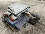 Tarpaulins on pallet 1
