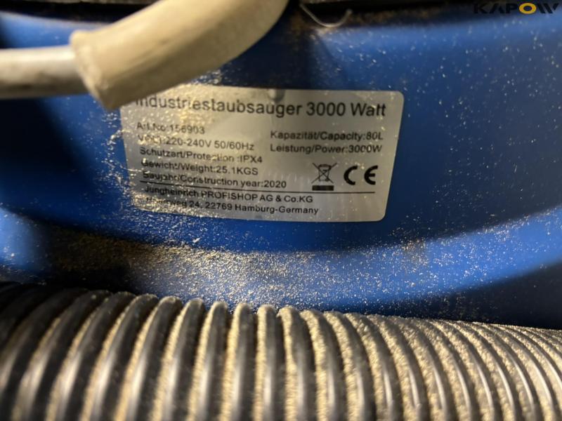 ProfiShop 3000 watt Industrial vacuum cleaner 15