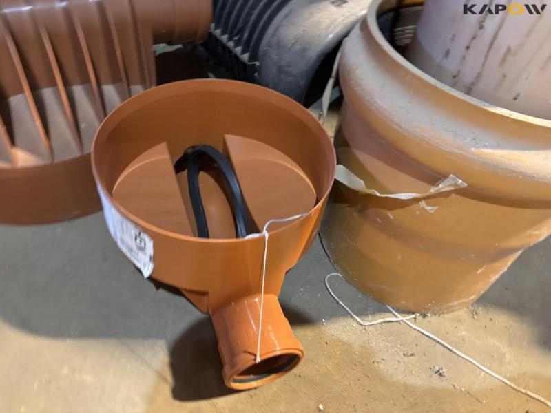 PVC sewer pipes and fittings 24