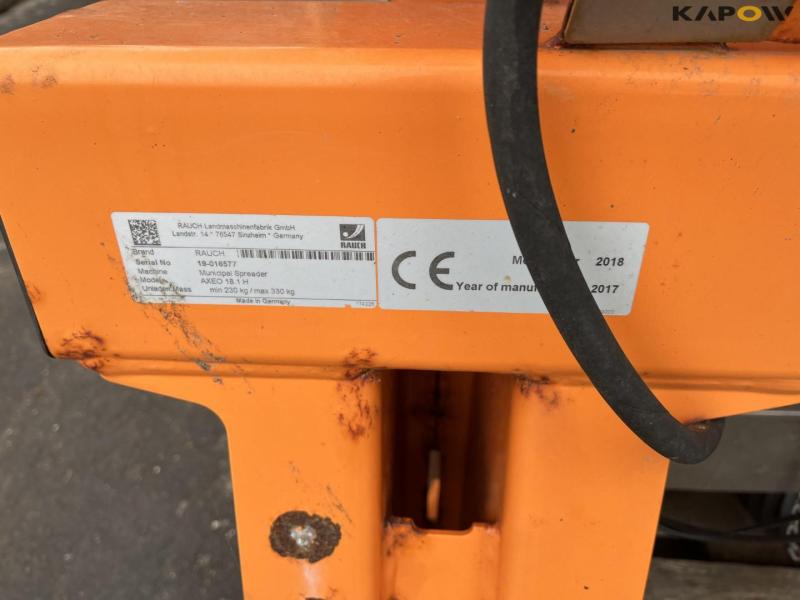 Rauch Axeo 18.1 salt spreader 11