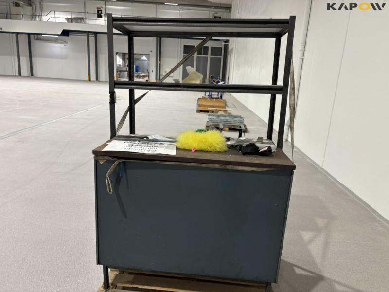 Shelving and workshop table 7