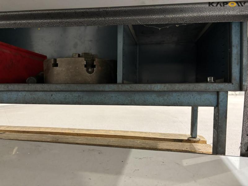 Shelving and workshop table 21