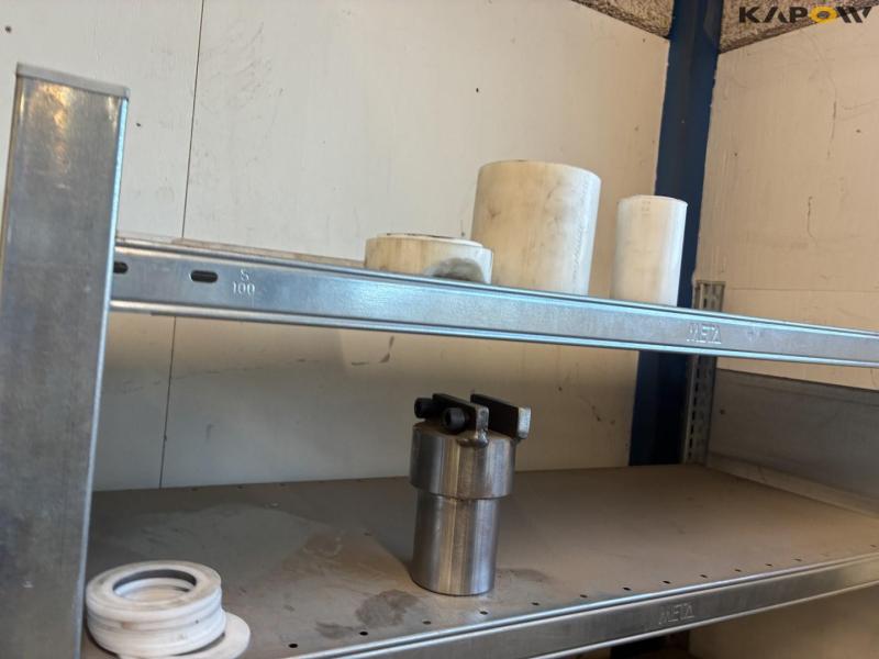 Shelves and cabinets with contents 33