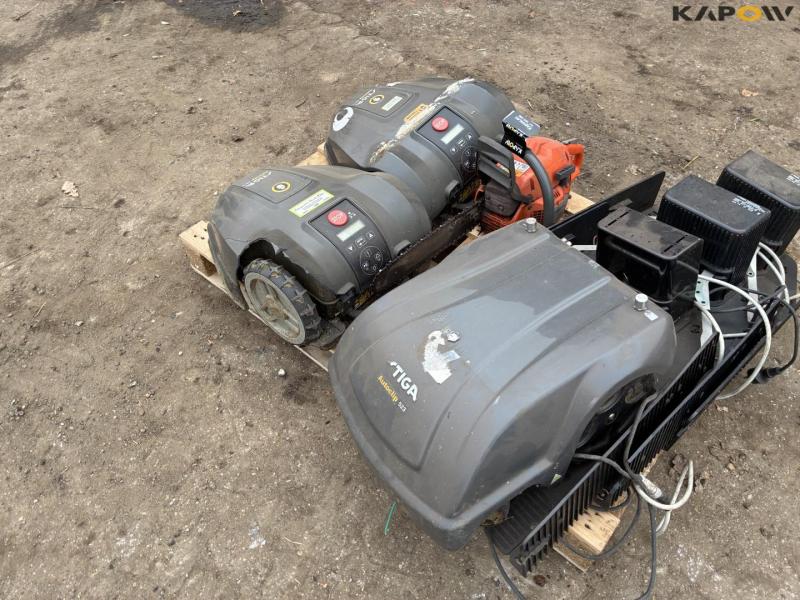 Robotic lawnmower and chainsaw 5