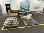Window glass for machines 84