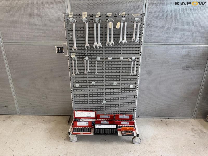 Rolling wall with tools 2