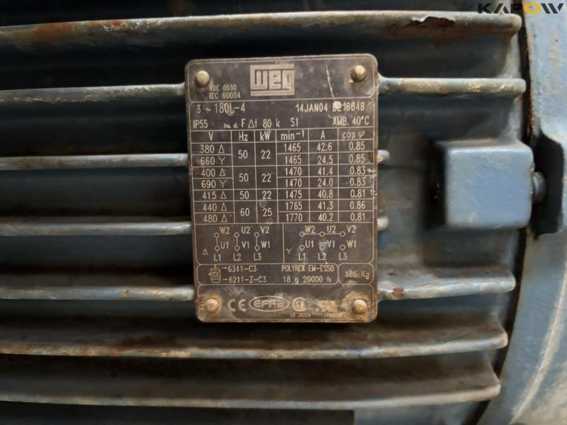 Samson vacuum pump with tank 22