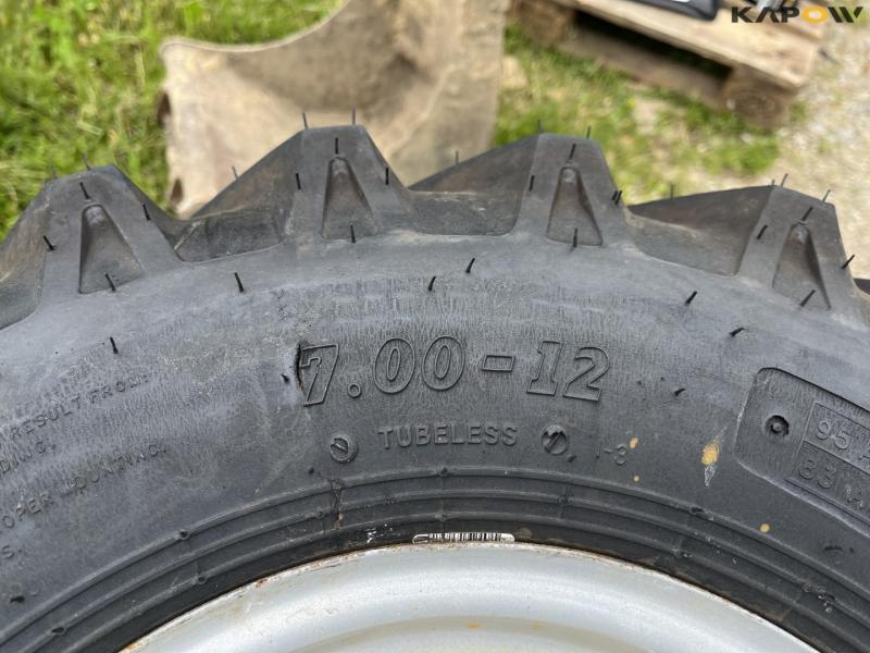 Schäffer/Weidemann BKT 7.00-15 complete wheels 8