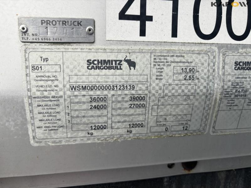 SCHMITZ, SCS 24/L, - Curtain trailer 40