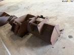 Buckets with Hydrema hitch - 3pcs. 4